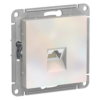 ATLASDESIGN Механизм розетки комп. СУ RJ45 . жемчуг IP20 Schneider Electric