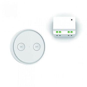 Беспроводной выключатель света на 1 линию Белый LoraTap