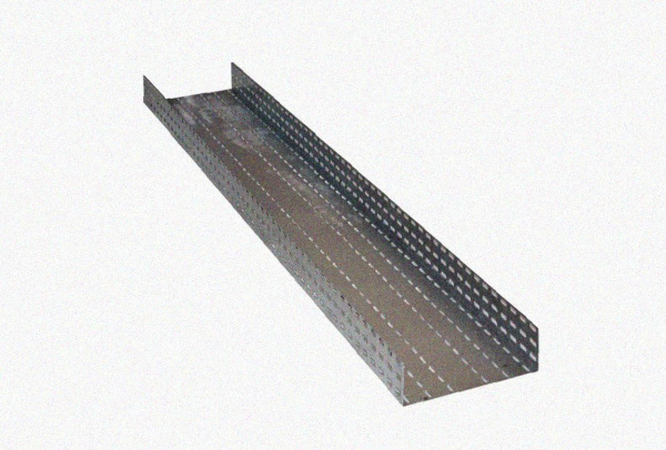 Лоток перфорированный ЛМ 500х80х2000 У3, окрашенный, S1,5