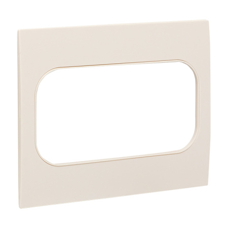 Стокгольм Рамка для розетки 2-местная белая EKF