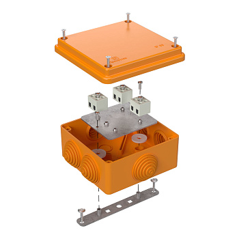 Коробка огнестойкая для о/п 40-0300-FR2.5-6 Е15-Е120 100х100х50 RAL2004 Промрукав (17 шт/уп)