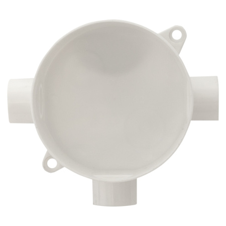 Коробка распределительная КМР-040-040 трехрожковая белая (70х35) PROxima EKF