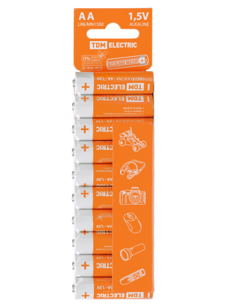 Элемент питания LR6 AA Alkaline 1,5V SC-10 TDM