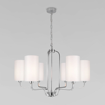 Классическая подвесная люстра 6*E14 40Вт хром IP20 Purezza (60128/6 хром) Eurosvet