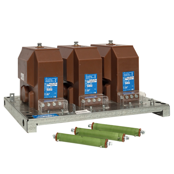Трёхфазная группа трансформаторов напряжения НИОЛ-СТ-6-2М1-100/V3/100/3-0,5/3Р-30ВА/100ВА У2 EKF