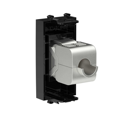 Компьютерная розетка RJ-45 без шторки модульная, кат.5е экранированная, "Avanti", "Черный квадрат", 1 модуль DKC