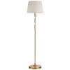 Торшер E27 1*60W LONDON бронзовый/белый/абажур ткань ODEON LIGHT