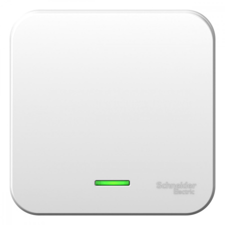 BLANCA Выключатель О/У 1-кл с подсветкой 6А белый IP20 Schneider Electric