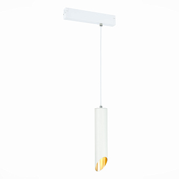 Светильник трековый Белый GU10 1*50Вт IP20 D60xH300 180-240В Без ламп ST508.503.01 ST LUCE