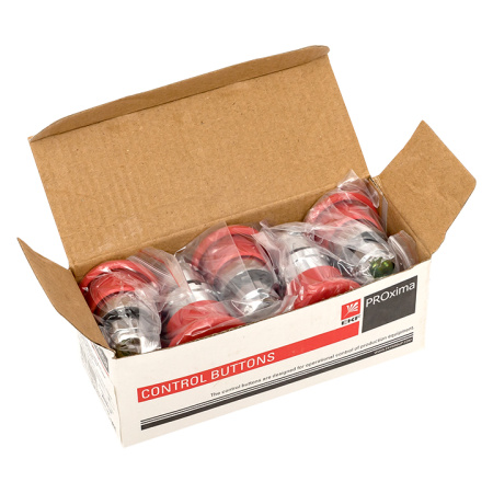 Исполнительный механизм кнопки XB4 "Грибок" красный возвратный без фиксации без подсветки EKF PROxima