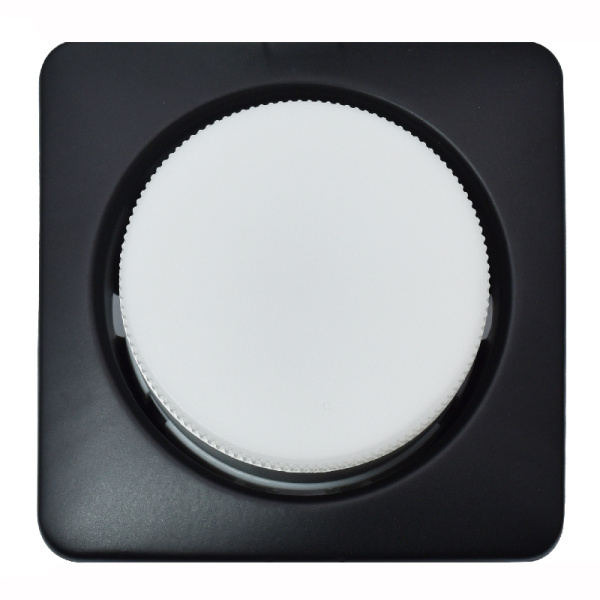 Светильник GCL-GX53-H38-MA-BLACK черный квадрат объемный General Светильник GCL-GX53-H38-MA-BLACK черный квадрат объемный General