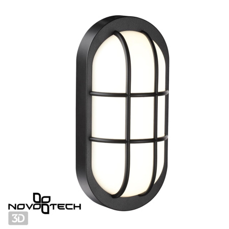 Ландшафтный св/д св-к IP65 LED 4000К 10W 85-265V OPAL черный NOVOTECH