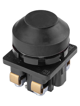 Выключатель кнопочный КЕ 081-У1-исп.2, черный, 1з+1р, 10A, 660B, IP66 TDM
