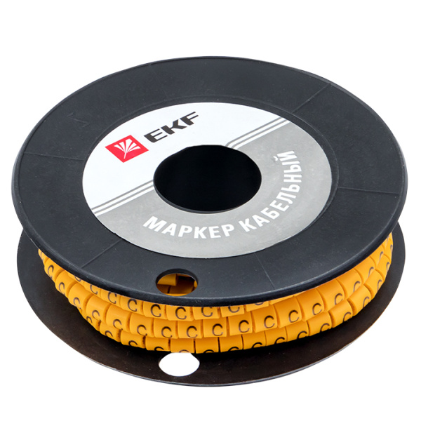 Маркер кабельный 4,0 мм2 "C" (500 шт) (ЕС-2) PROxima EKF