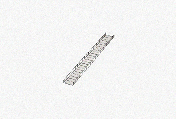 Лоток замковый перфорированный ЛМЗ 400х60х2000 УТ1,5, горячее цинкование, S1,5