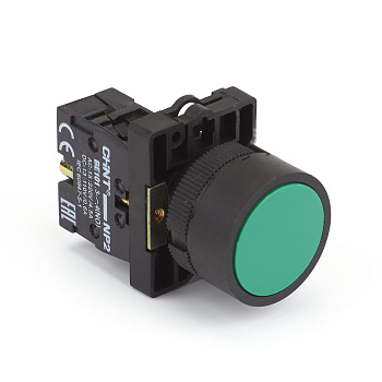 Кнопка управления NP2-EA31 без подсветки зеленая 1НО, IP40 (R) CHINT