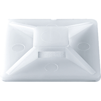 Площадка самоклеящаяся 20х20 белая под хомуты (100шт) Navigator