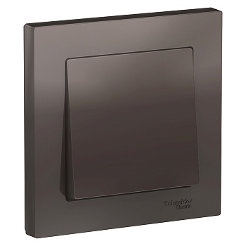 ATLASDESIGN Выключатель СУ 1-кл. в сборе 10А мокко IP20 Schneider Electric