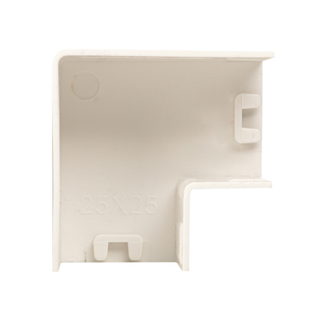 Поворот 90 гр, (25х25) (4 шт) белый EKF-Plast