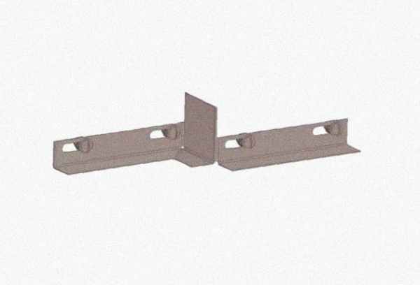 Соединитель-переходник замковый ПУгЛЗ 200х60 УХЛ1(левый), горячее цинкование, S1,5