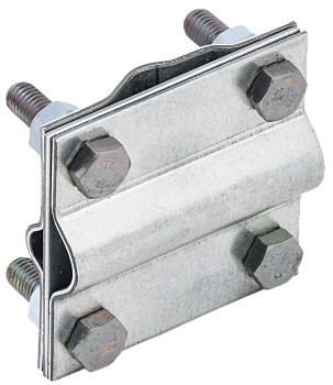 Зажим заземления крестообразный стержень-полоса/пруток нержавеющая сталь IEK