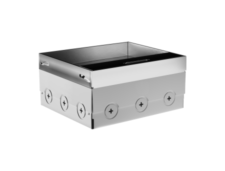 Donel Лючок в пол 12 мод. (6 мод. 45х45 мм.) верт. установка, металл, в уровень с напольным покрытие