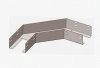 Лоток угловой замковый глухой КГЗГ 400х60-90 УТ1,5 поворот на 90, горячее цинкование, S1,5