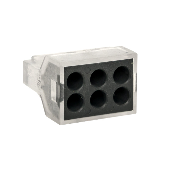 Строительно-монтажная клемма СМК 773-106 6 отверстий 1,0-2,5мм2 (50шт) PROxima EKF