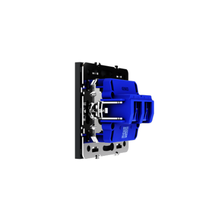 Розетка акустическая встраиваемая Voltum S70 4-местная, (графит)