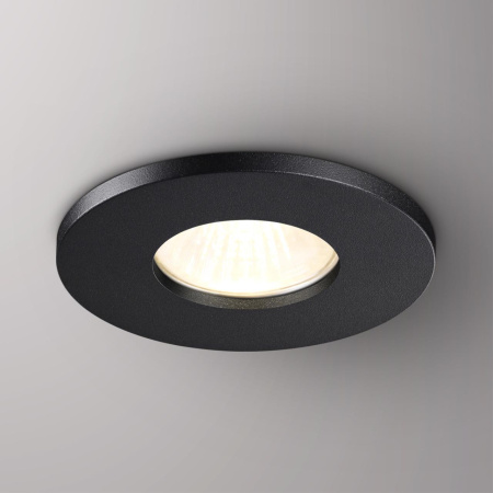 Св-к встр.влагозащ.IP44 GU10 50W 220V AQUA черный NOVOTECH