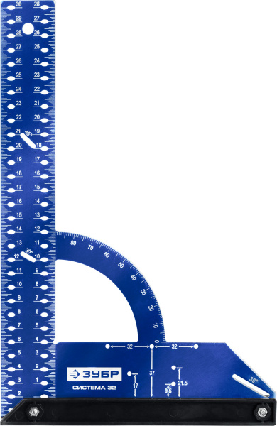 Система-32 разметочный мебельный угольник ЗУБР
