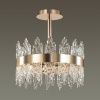 Люстра потолочная E14 4*40W 220V MARGOT золотой LUMION