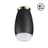 Св-к накл.влагозащ.IP44 GU10 9W 220V GENT черный/золото NOVOTECH