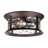 Ландшафтный потолочный св-к E27 2*60W IP44 MAVRET темно-коричневый/стекло ODEON LIGHT