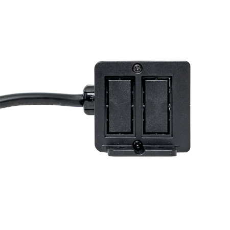 Встраиваемый настольный розеточный блок для крепления под столом, 10 модулей, C-Line EKF