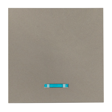 Валенсия Лицевая панель выключателя 1-кл, с индикатором 10А кашемир EKF