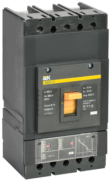 Выключатель автоматический ВА88-37 3П 400А 35кА с электронным расцепителем MП 211 IEK