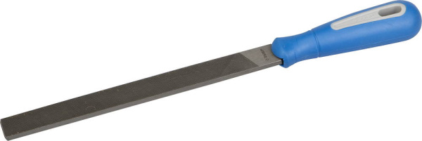 Эксперт плоский напильник, двухкомпонентная рукоятка, 200 мм ЗУБР