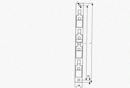 Стойка кронштейна рожкового криволинейного К1351.001 УТ1,5 горячее цинкование, 2 рожка, L315, S3,0