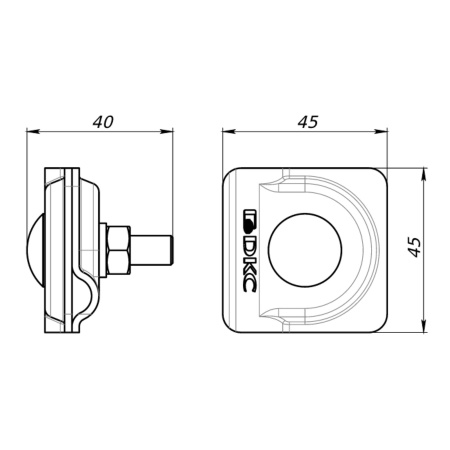 Универсальный соединитель, медь DKC