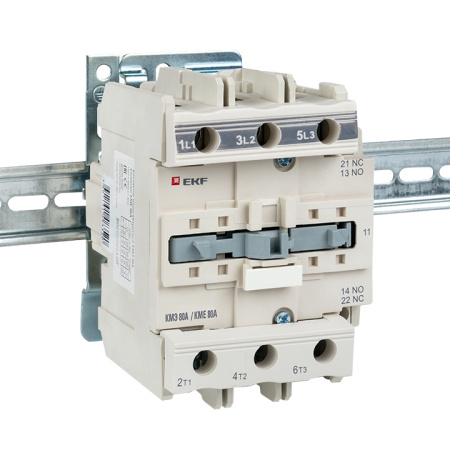 Контактор КМЭ малогабаритный 80А 24В NO+NC PROxima EKF