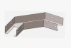 Лоток угловой замковый глухой КГЗГ 300х65-90 УТ1,5 поворот на 90, горячее цинкование, S1,5