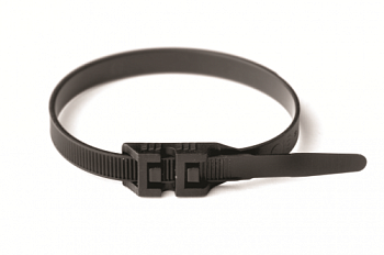 Хомут P12 гибкий, черный, 9х265 DKC