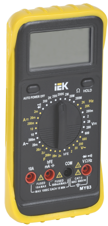 Мультиметр цифровой PROFESSIONAL MY63 IEK