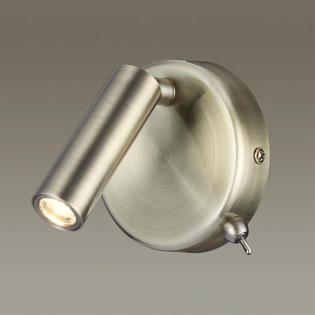 Бра с выкл.LED 3W 3000K 330Лм 220V CHASE бронза LUMION