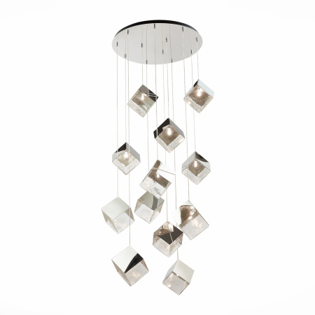 Светильник подвесной Хром/Прозрачный, Хром G9 12*5Вт SL1182.103.12 ST LUCE