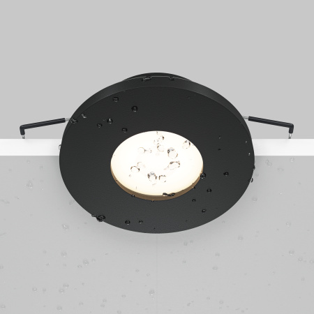 Встраиваемый светильник 1*GU10 50Вт Черный IP65 Downlight DL083-01-GU10-RD-B Technical Maytoni