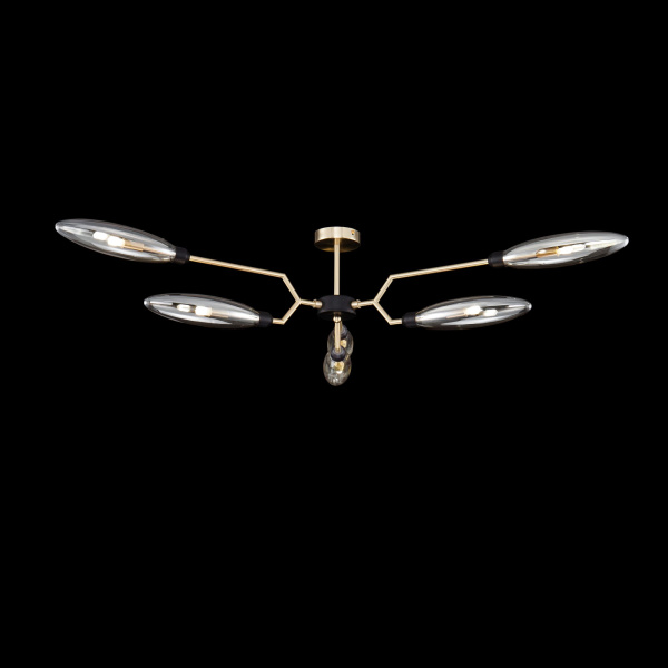 Потолочный светильник 6*G9 28Вт Матовое Золото IP20 Ventura MOD012CL-06G Maytoni