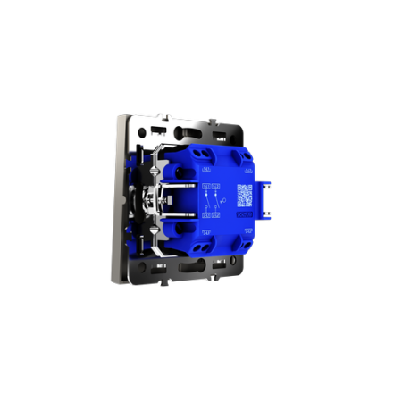 Выключатель встраиваемый Voltum S70 двухклавишный 10А, (кашемир)