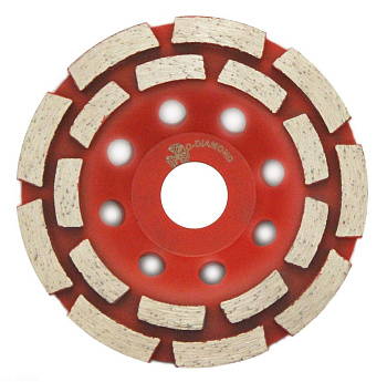 Чашка алмазная 115 Сегментная двухрядная 333115 Trio-Diamond